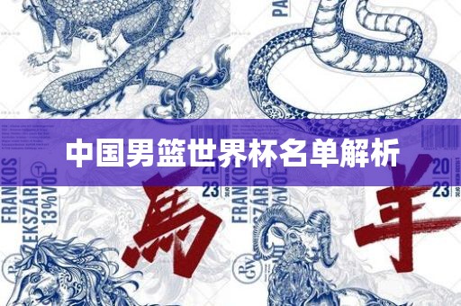中国男篮世界杯名单解析