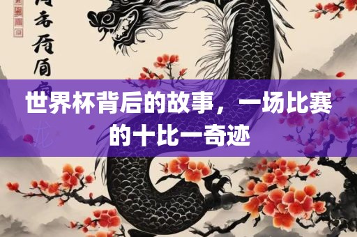 世界杯背后的故事，一场比赛的十比一奇迹