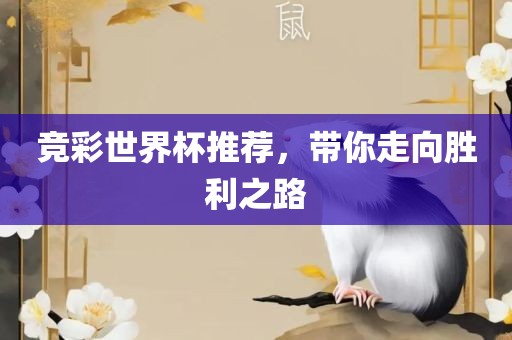 竞彩世界杯推荐，带你走向胜利之路