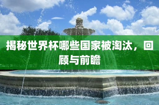 揭秘世界杯哪些国家被淘汰，回顾与前瞻