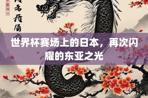 世界杯赛场漯河市盈旭机械设备有限公司上的日本，再次闪耀的东亚之光
