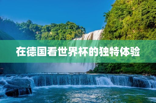 在德国漯河市盈旭机械设备有限公司看世界杯的独特体验