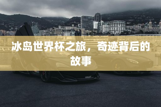 冰岛世界杯之旅，奇迹背后的故事漯河市盈旭机械设备有限公司
