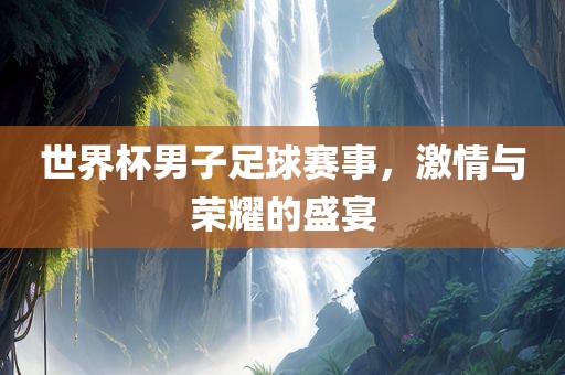 世界杯男子足球赛事，激情与荣耀漯河市盈旭机械设备有限公司的盛宴
