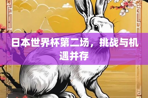 日本世界杯第二场，挑战与机遇并存