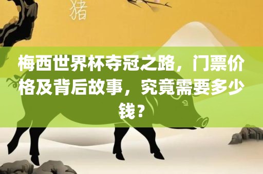 梅西世界杯夺冠之路，门票价格及背后故事，究竟需要多少钱？