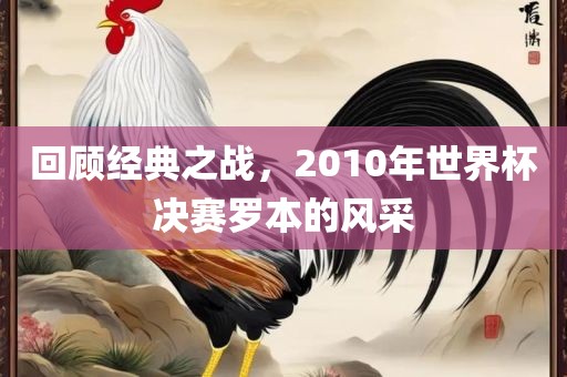 回顾经典之战，2010年世界杯决漯河市盈旭机械设备有限公司赛罗本的风采