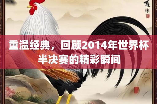 重温经典，回顾2014年世界杯半决赛的精彩瞬间漯河市盈旭机械设备有限公司