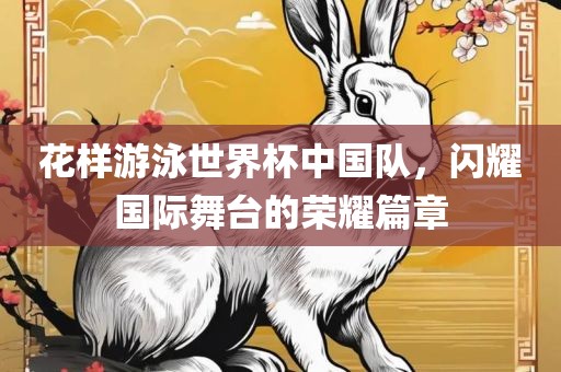 花样游泳世界杯中国队，闪耀国际舞台的荣耀篇章漯河市盈旭机械设备有限公司