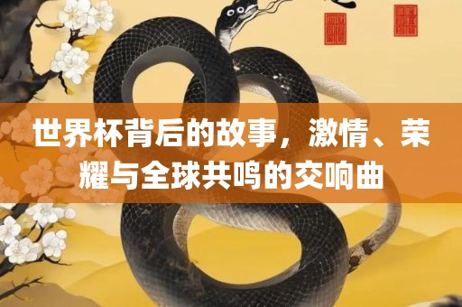 世界杯背后的故事，激情、荣耀与全球共鸣的交响曲
