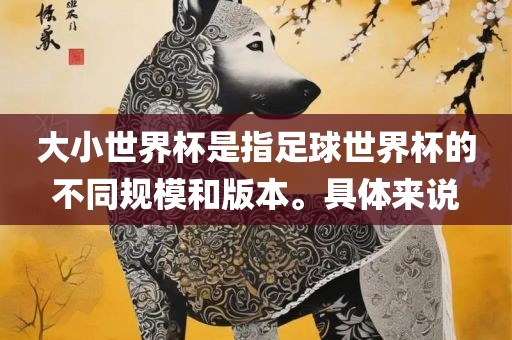 大小世界杯是指足球世界杯的不同规模和版本。具体来说