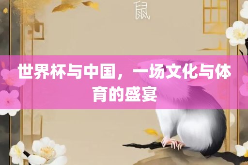 世界杯与中国，一场文化与体育的盛宴