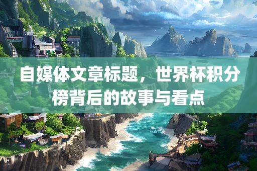 自媒体文章标题，世界杯积分榜背后的故事与看点