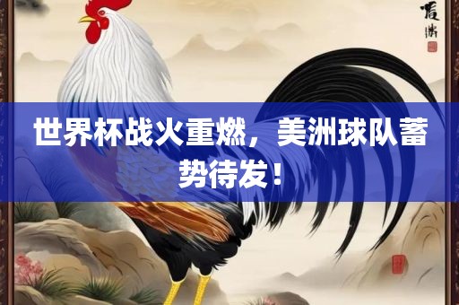 世界杯战火重燃，美洲球队蓄势待发！