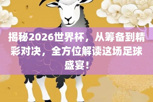 揭秘2026世界杯，从筹备到精彩对决，全方位解读这场足球盛宴！