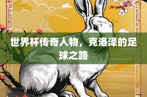 世界杯传奇人物，克洛泽的足球之路