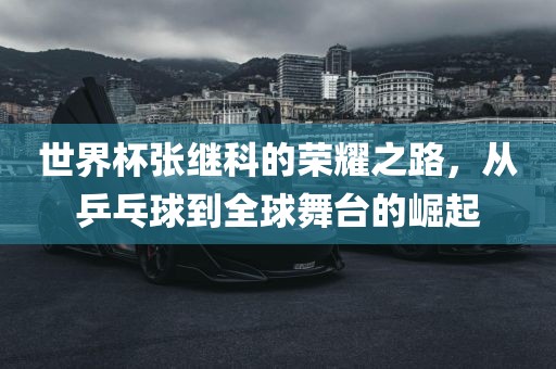 世界杯张继科的荣耀之路，从乒乓球到全球舞台的崛起