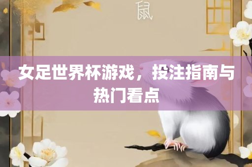 女足世界杯游戏，投注指南与热门看点
