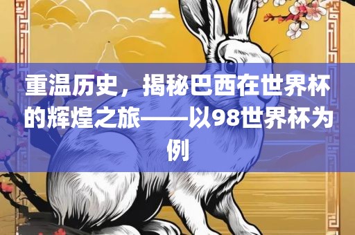 重温历史，揭秘巴西在世界杯的辉煌之旅——以98世界杯为例