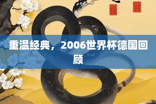 重温经典，2006世界杯德国回顾