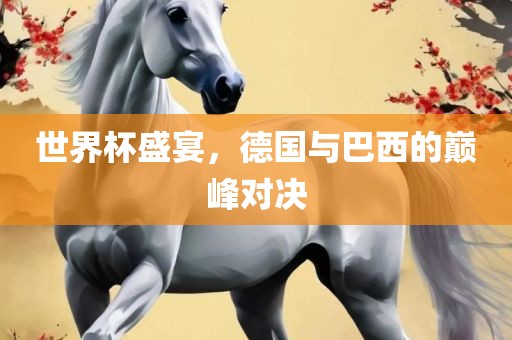 世界杯盛宴，德国与巴西的巅峰对决