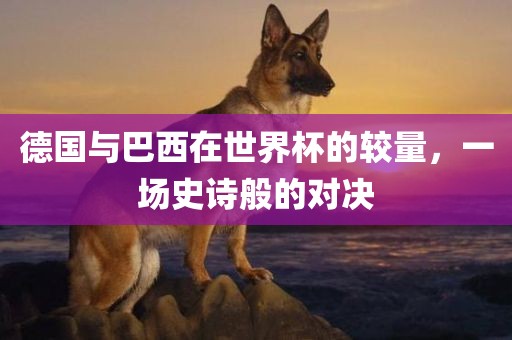 德国与巴西在世界杯的较量，一场史诗般的对决