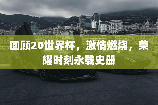 回顾20世界杯，激情燃烧，荣耀时刻永载史册漯河市盈旭机械设备有限公司
