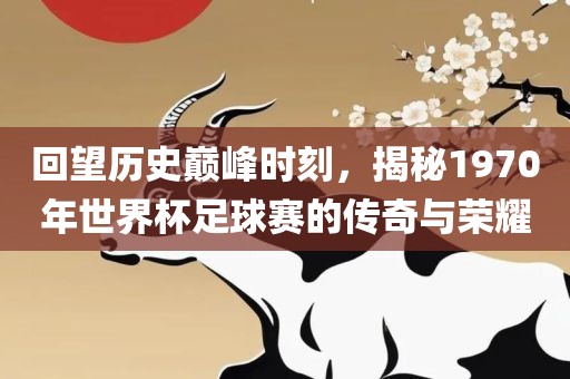回望历史巅峰时刻，揭秘1970年世界杯足球赛的传奇与荣耀