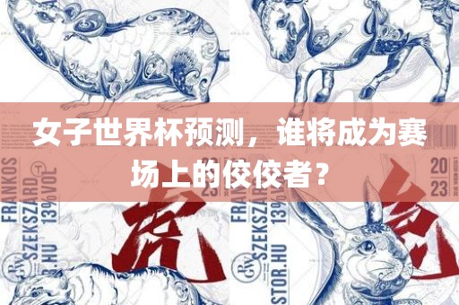 女子世界杯预测，谁将成为赛场上的佼佼者？