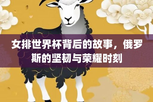 女排世界杯背后的故事，俄罗斯的坚韧与荣耀时刻