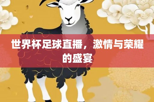世界杯足球直播，激情与荣耀的盛宴