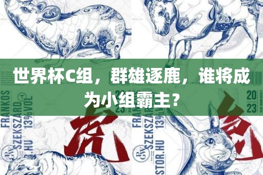 世界杯C组，群雄逐鹿，谁将成为小组霸主？