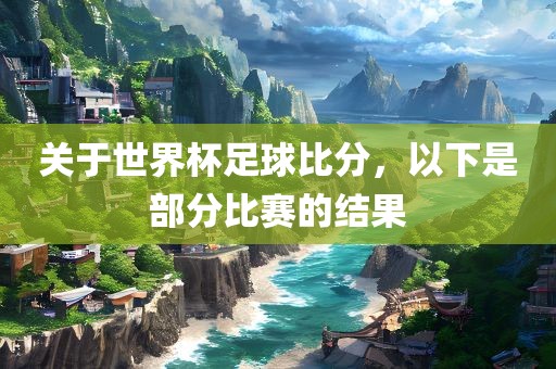 关于世界杯足球比分，以下是部分比赛的结果漯河市盈旭机械设备有限公司
