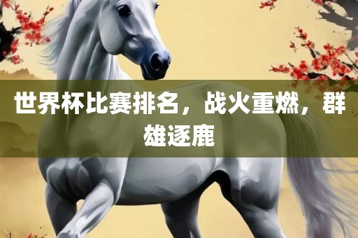 世界杯比赛排名，战火重燃，群雄逐鹿