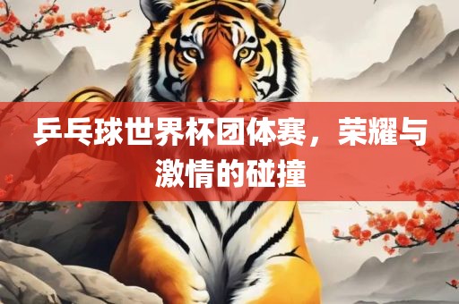 乒乓球世界杯团体赛，荣耀与激情的碰撞