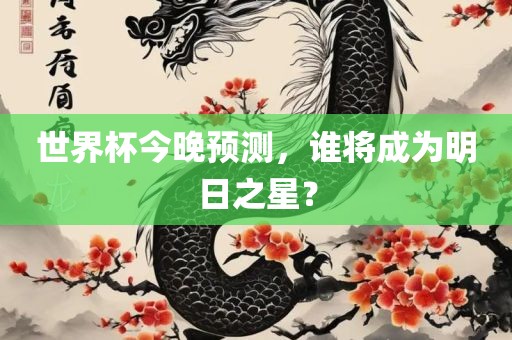 世界杯今晚预测，谁将成为明日之星？