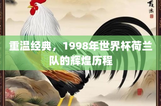 重温经典，1998年世界杯荷兰队的辉煌历程