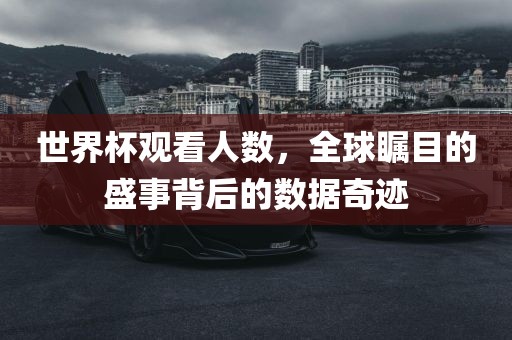 世界杯观看人数，全球瞩目的盛事背后的数据奇迹