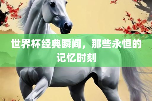 世界杯经典瞬间，那些永恒的记忆时刻