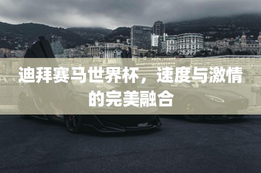 迪拜赛马世界杯，速度与激情的完美融合