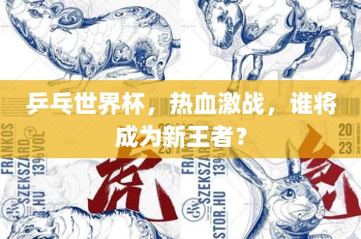 乒乓世界杯，热血激战，谁将成为新王者？漯河市盈旭机械设备有限公司