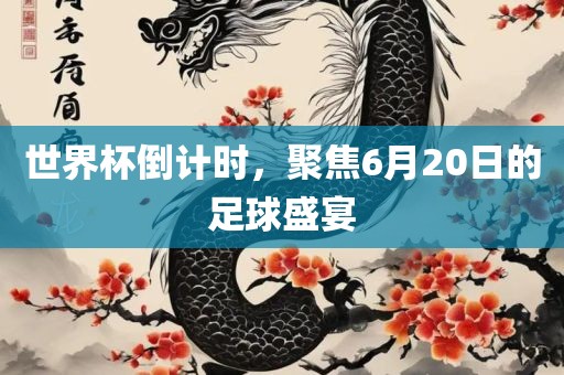 世界杯倒计时，聚焦6月20日的足球盛宴