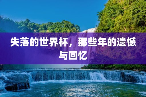 失落的世界杯，那些年的遗憾与回忆