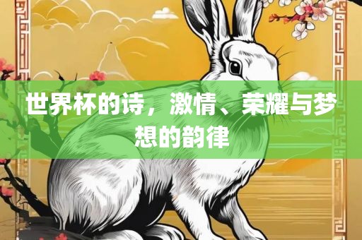 世界杯的诗，激情、荣耀与梦想的韵律
