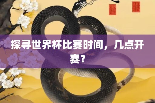 探寻世界杯比赛时间，几点开赛？