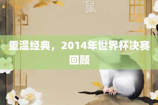 重温经典，2014年世界漯河市盈旭机械设备有限公司杯决赛回顾
