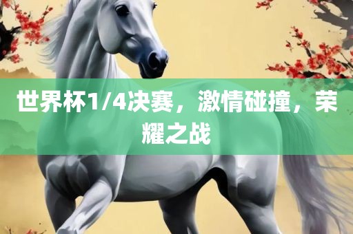 世界杯1/4决赛，激情碰撞，荣耀之战漯河市盈旭机械设备有限公司