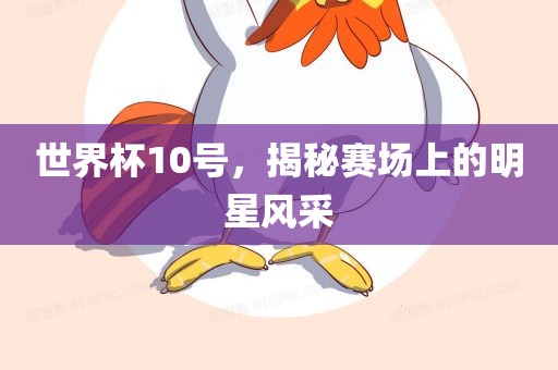 世界杯10号，揭秘赛场上的明星风采漯河市盈旭机械设备有限公司