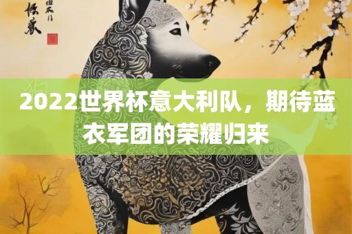 2022世界杯意大利队，期待蓝衣军团的荣耀归来漯河市盈旭机械设备有限公司