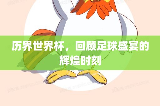 历界世界杯，回顾足球盛宴的辉煌时刻